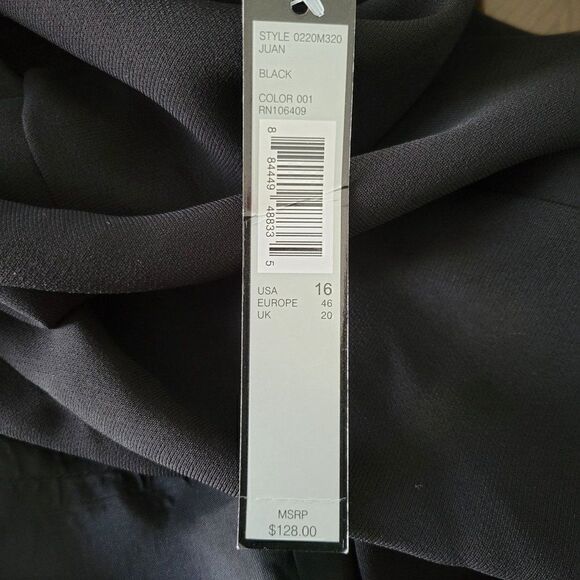 Tahari Arthur S. Levine Little Black Dress (Size 16) - Picture 7 of 9